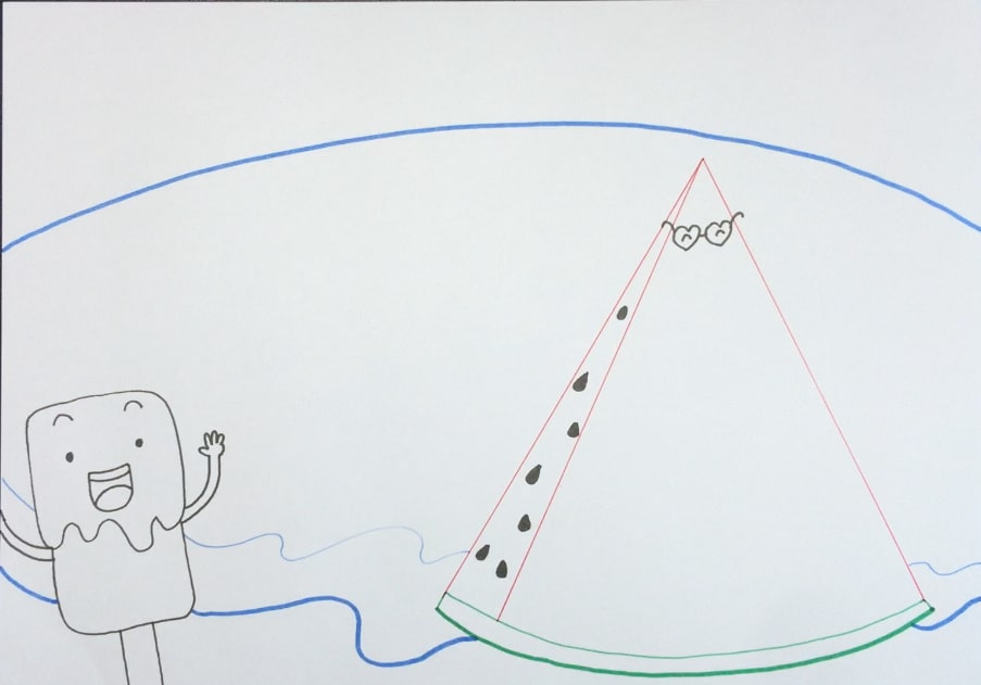 快乐暑假手抄报图片简单