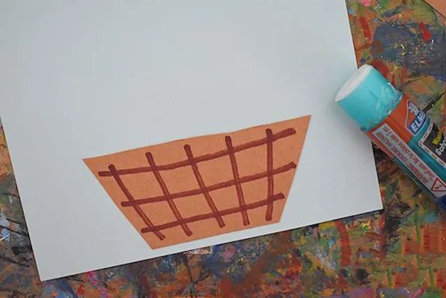 秋天收获手工：苹果拼贴画(步骤图解)