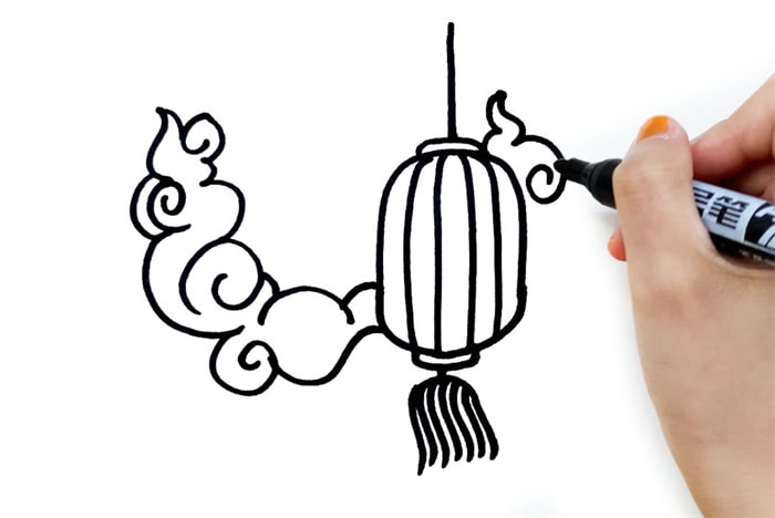 中秋节快乐简笔画图片怎么画