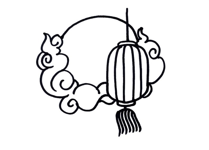 中秋节快乐简笔画图片怎么画