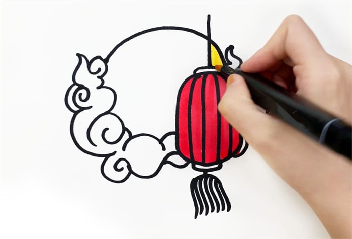 中秋节快乐简笔画图片怎么画