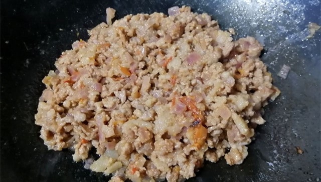 空气炸锅​食谱彩椒酿肉