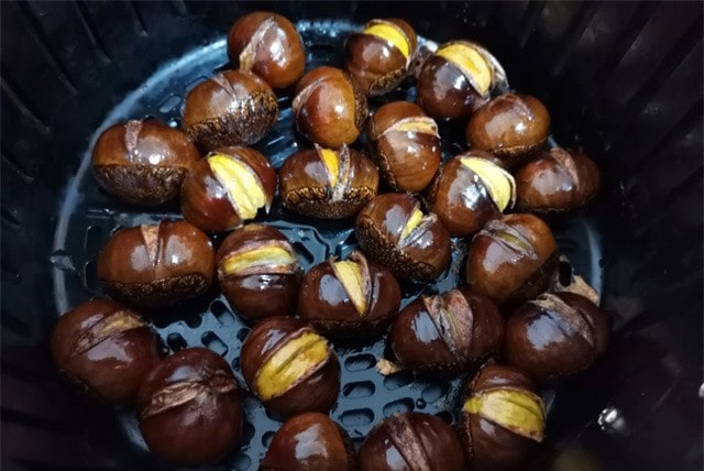 空气炸锅食谱糖炒栗子的做法