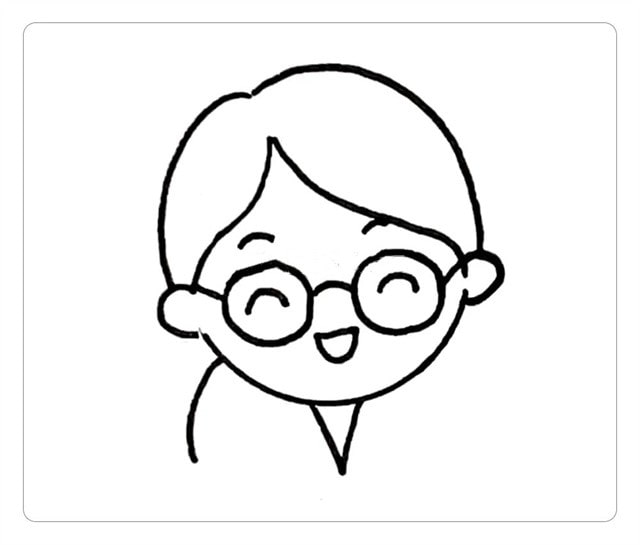 教师节老师简笔画，祝老师们节日快乐