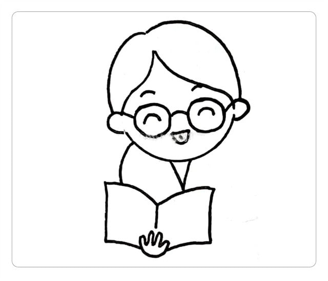 教师节老师简笔画，祝老师们节日快乐