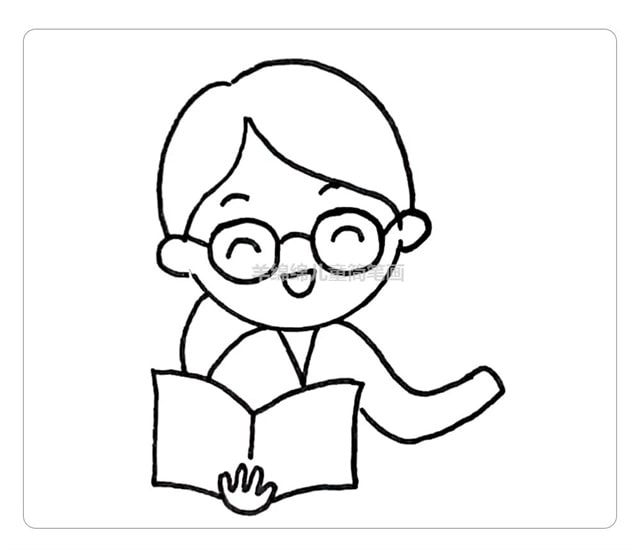 教师节老师简笔画，祝老师们节日快乐