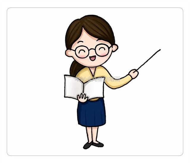 教师节老师简笔画，祝老师们节日快乐