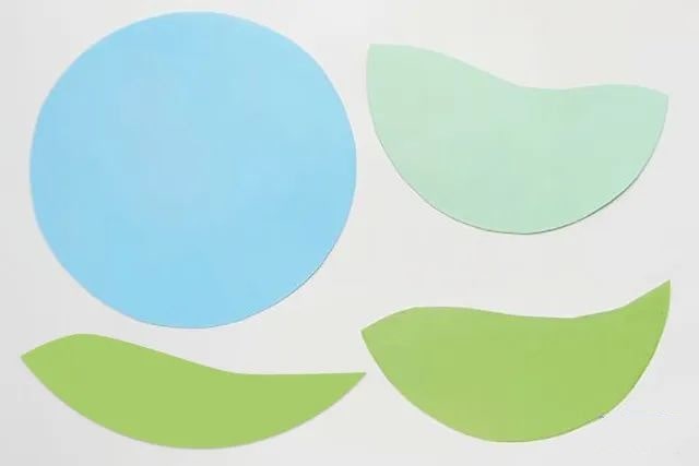 秋天来了手工制作：拼贴画秋天风景画