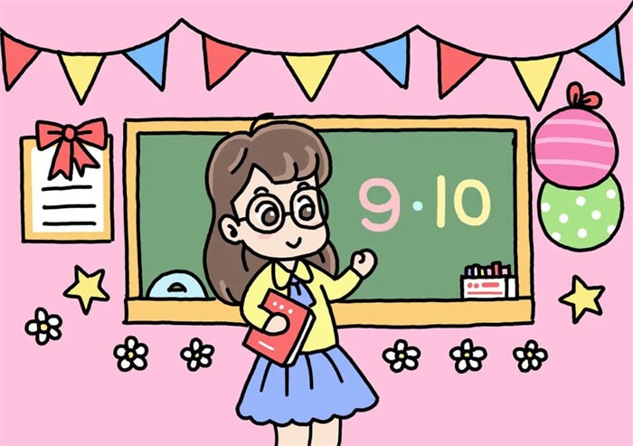 教师节可爱的老师简笔画图片步骤