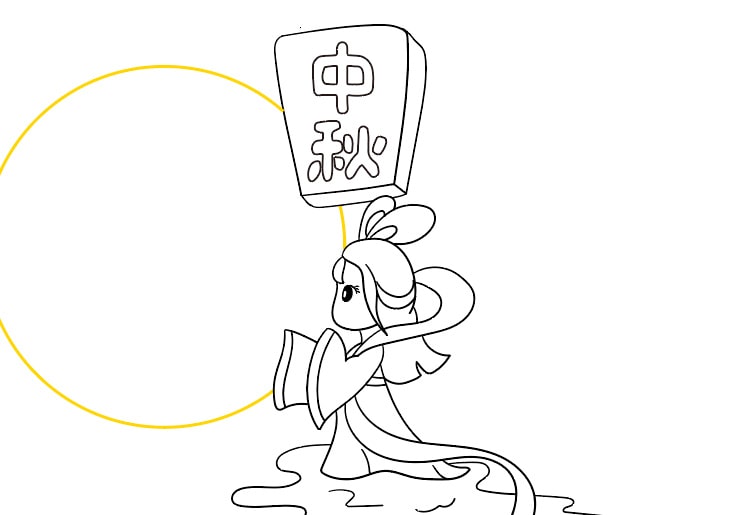 小学生中秋节手抄报模板简单又漂亮