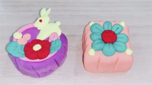 中秋节橡皮泥手工制作月饼教程