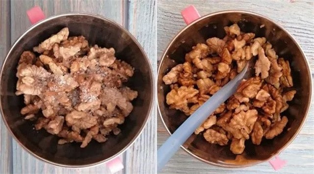 空气炸锅食谱烤香脆核桃