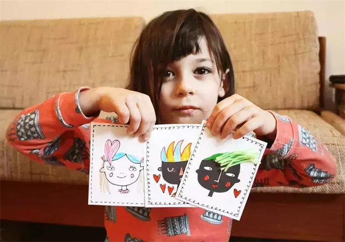 教师节贺卡手工制作老师头像贺卡