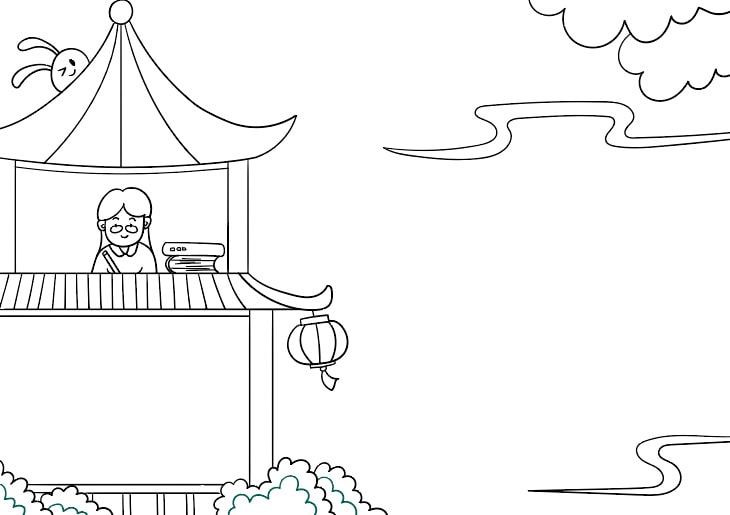 中秋节教师节二合一手抄报图片怎么画