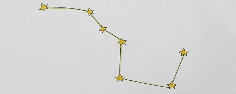 北斗七星怎么画