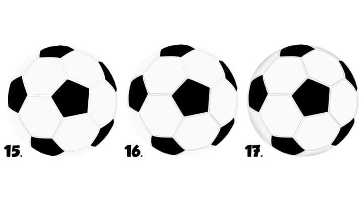 怎么画足球简笔画