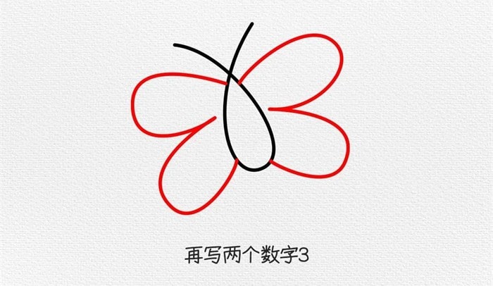 蝴蝶简笔画怎么画图片