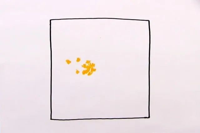 幼儿学画画：蜡笔画秋天的森林风景画