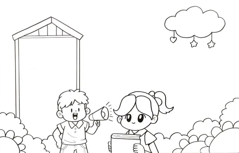 推广普通话手抄报简单又好看