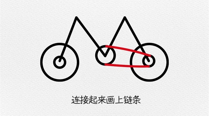 儿童自行车简笔画教程图片