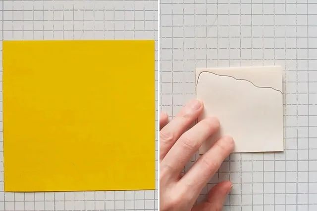 拼贴画手工制作银杏叶