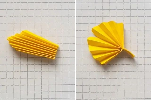 拼贴画手工制作银杏叶