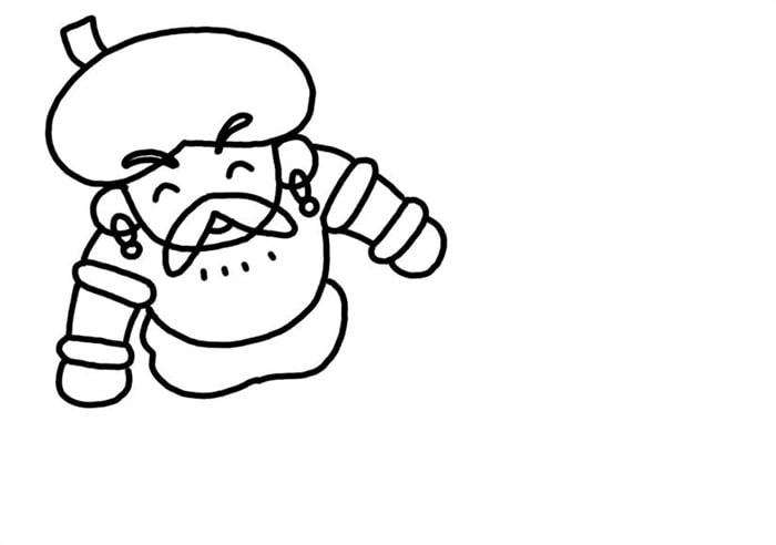 阿拉丁神灯的故事简笔画