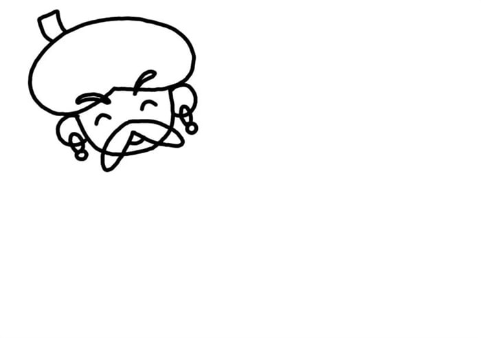 阿拉丁神灯的故事简笔画