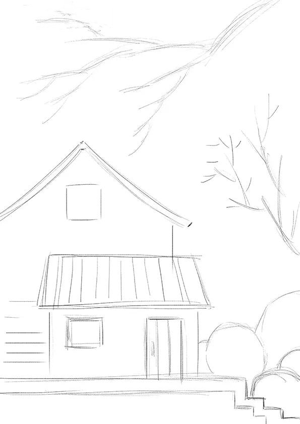 画一幅秋天的画《天凉好个秋》