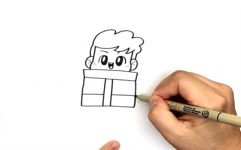 2022年国庆节儿童画教程，给宇航员点个赞