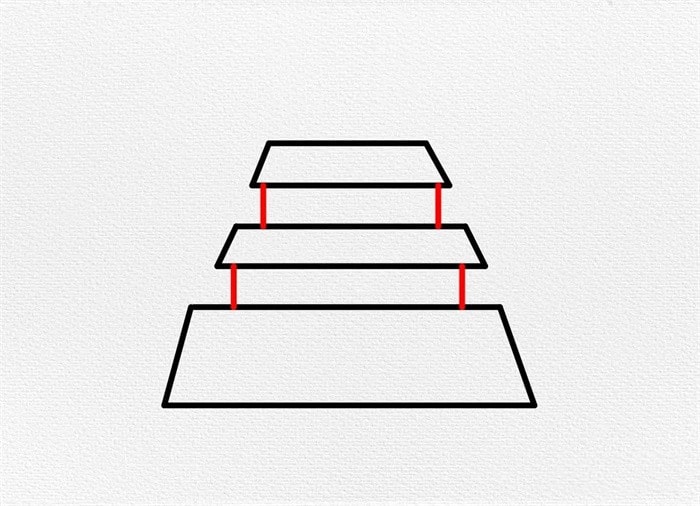 天安门简笔画怎么画儿童