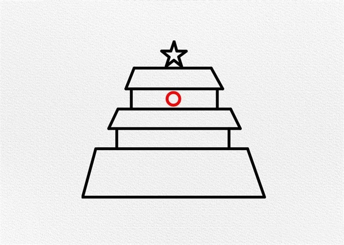 天安门简笔画怎么画儿童