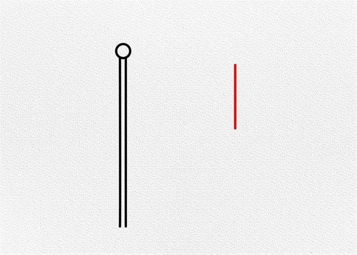 五星红旗简笔画怎么画图片教程