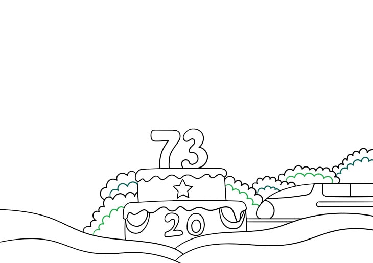 庆国庆喜迎二十大二合一手抄报