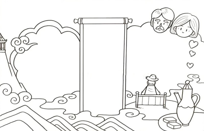 重阳节的手抄报简单又漂亮