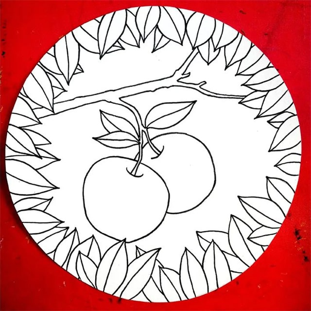 画一幅秋天的画《秋实》