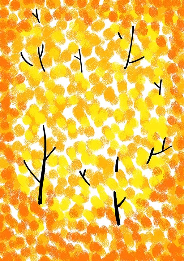 画一幅秋天的画《秋鸟》