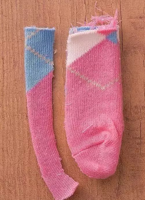 幼儿园创意手工制作：袜子招财猫