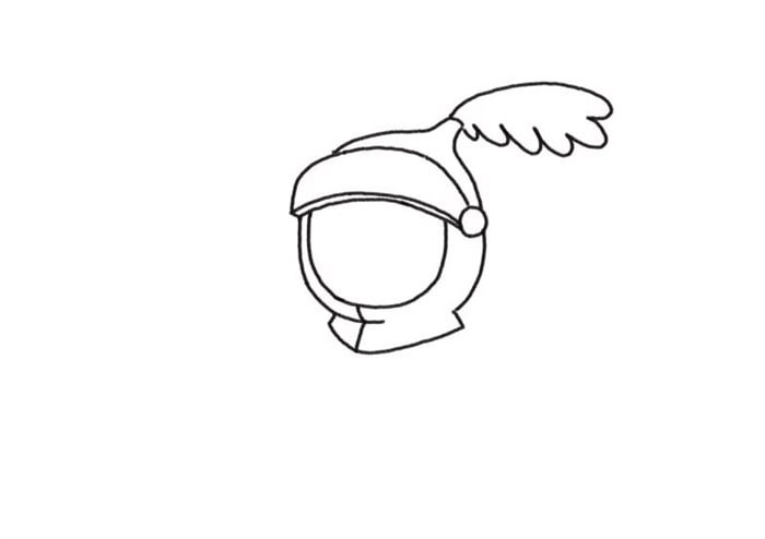 骑士城堡简笔画教程图片