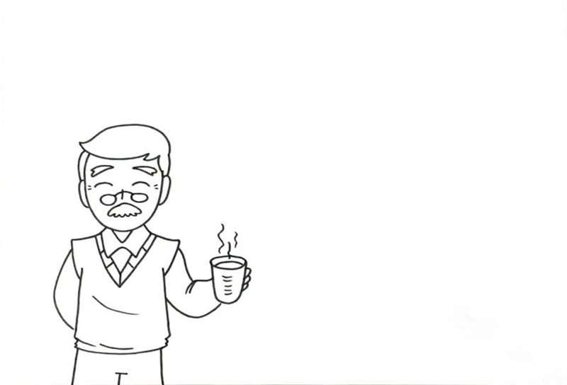 重阳节手抄报图片教程带爷爷的