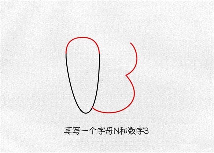 拔萝卜的小白兔简笔画步骤图片