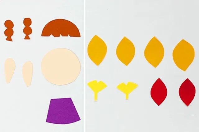 幼儿卡纸手工制作一个漂亮小帐篷