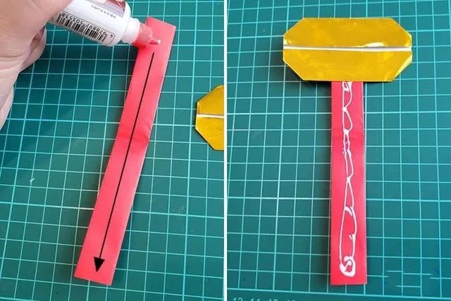 手工折纸秋天的红蜻蜓