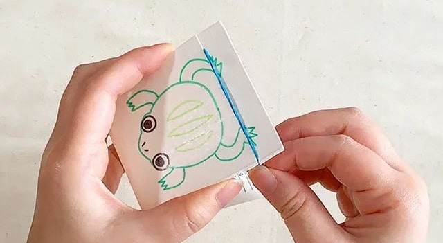 牛奶盒废物利用手工制作会跳的青蛙
