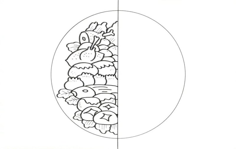 光盘行动手抄报绘画图片教程
