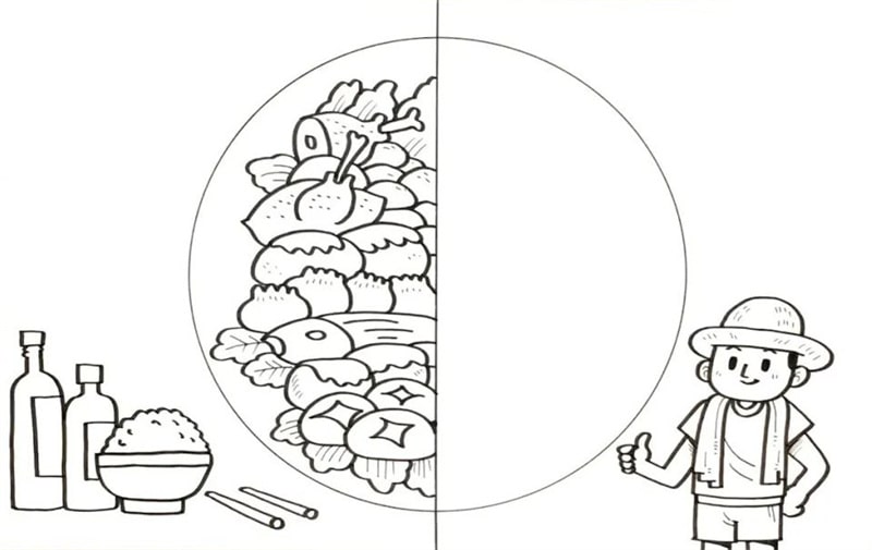 光盘行动手抄报绘画图片教程