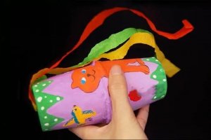 一次性纸杯手工制作打击乐器沙锤