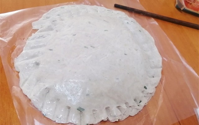 空气炸锅食谱手抓饼之芝士肉肠