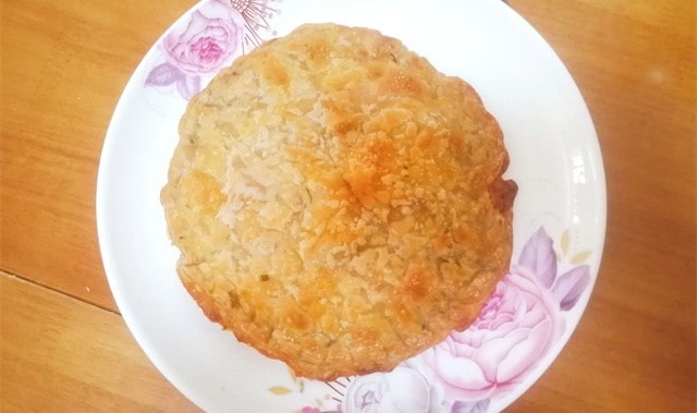 空气炸锅食谱手抓饼之芝士肉肠