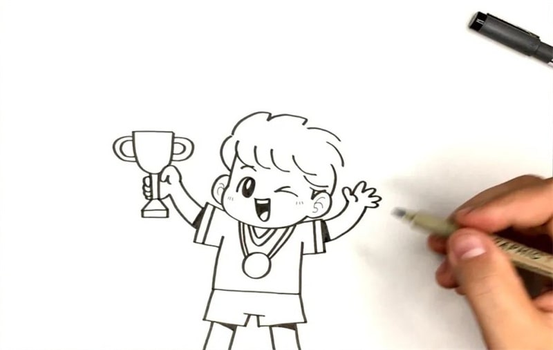 运动会手抄报教程